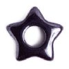 5 3x14mm Hematite Star Spacer / Donut Beads