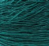 1 Hank of 11/0 Transparent Teal Seed Beads