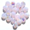 20 10mm Faceted Pink Opal AB Beads