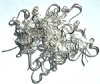 25 Pairs of Silver Plate Flat Fish Hook Earrings