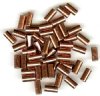 50 8x3mm Antique Copper Metal Tube Beads