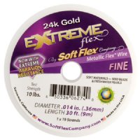 30 feet of 24k Gold Extreme Soft Flex .014 in. Fine