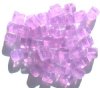 40 8x9mm Crystal and Alexandrite Marble Cube Beads