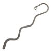 1 156mm Gunmetal Plated Squiggle Bookmark