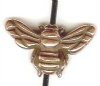 1 10x16mm Antique Copper TierraCast Honey Bee Bead