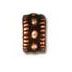 10 2x4mm TierraCast Antique Copper Rococo Spacer Beads