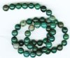 16 inch strand of 8mm Round Bloodstone Beads