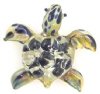 1 26mm Speckled One Unicorne Sea Turtle Bead (22114)