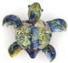 1 26mm Deep Blue Unicorne Sea Turtle Bead (22115)
