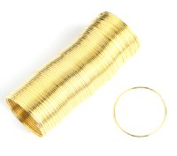 99 Loops of Beadalon Gold Ring Memory Wire