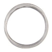 30 Loops of 2.25 Inch Diameter Beadalon Silver Bracelet Memory Wire