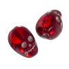 10 15mm Red Glass S...