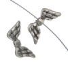 1 9x20mm Antique Silver Angel Wing Bead