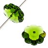 5 10mm Fern Green Swarovski Sew On Flowers