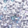 100 4mm Crystal Light Vitrail Round Glass Beads