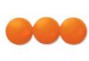 25 4mm Neon Orange Swarovski Pearl Beads