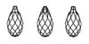 6010 Briolette Drop Pendant
