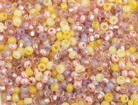 50g of 8/0 Lemonade Multi Mix Seed Beads