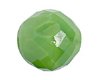 1 18mm Faceted Round Green Opal