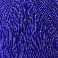 1 Hank of 11/0 Silver Lined Royal Blue Seed Beads