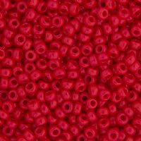 SB11-0408 22g of Opaque Red 11/0 Miyuki Seed Beads