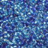 50 Grams of 10/0 Aqua Silver Lined Mix Seed Beads