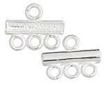 SS5101 2, 10x13mm 3 to 1 Sterling Silver Connector End Link