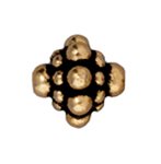 1 8.5mm TierraCast Antique Gold Pamada Bead