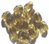 12 26x20mm Acrylic Topaz Smooth Faceted Nuggets