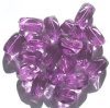 12 26x20mm Acrylic Violet Smooth Faceted Nuggets