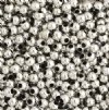 1000, 3mm Round Silver Acrylic Beads