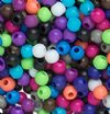 500 4mm Opaque Mixed Acrylic Beads