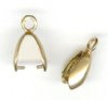 1 10mm Anti-Tarnish Brass Plain Bail