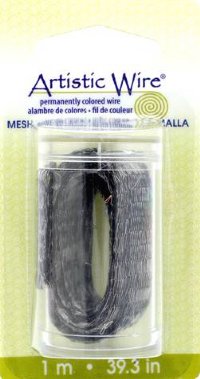 10mm Hematite Artistic Wire Metallic Mesh