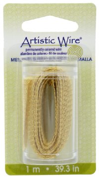 18mm Gold Artistic Wire Metallic Mesh