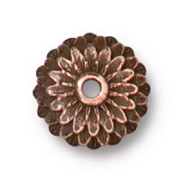 1, 9.8x5.3mm TierraCast Antique Copper Acorn Bead Cap