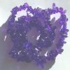 16-inch Strand of Dyed Tanzanite Glass Chips