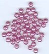 50 8mm Glass Pearls - Fuchsia