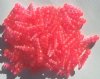 100 19mm Acrylic Dragonfly Bodies - Transparent Hot Pink