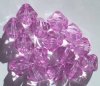 15 20mm Acrylic Faceted Bicone Beads - Violet