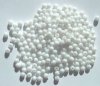 500 4mm White Acrylic Beads