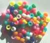 200 4x6mm Opaque Mix Acrylic Crow Beads