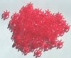 100 5x12mm Acrylic Transparent Red Paddle Wheels