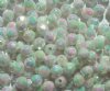 200 6mm Acrylic Faceted White AB
