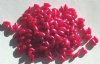 200 6x3mm Acrylic Pearl Fuchsia Ovals