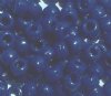 100 6x9mm Opaque Royal Blue Acrylic Crow Beads