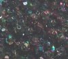 100 8mm Acrylic Faceted Black AB