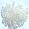 100 8mm Acrylic Faceted Crystal AB