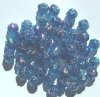 50 9mm Acrylic Sapphire AB Rosebuds