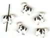 1 11x15mm Ceramic Cow Bead